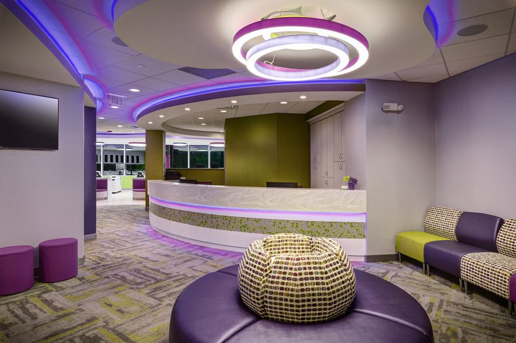 dramatic lighting medical office photography