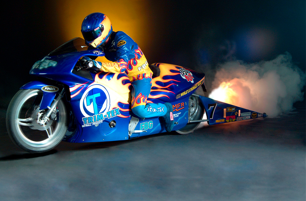 Racing Motorcycle glamour photo